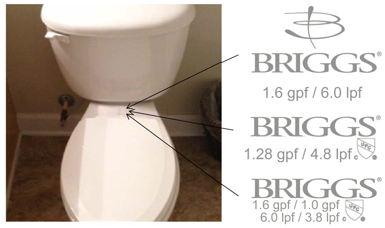 Briggs on sale toilet parts